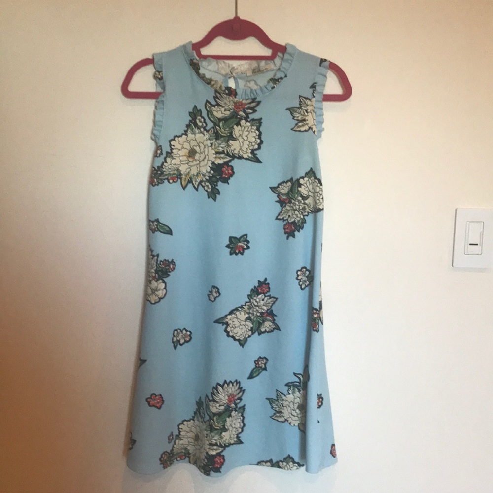 Blue flower dress